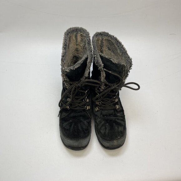 COLUMBIA Lavela Women’s Insulated Waterproof Black Winter Ski Boots Size 9 - Picture 4 of 12